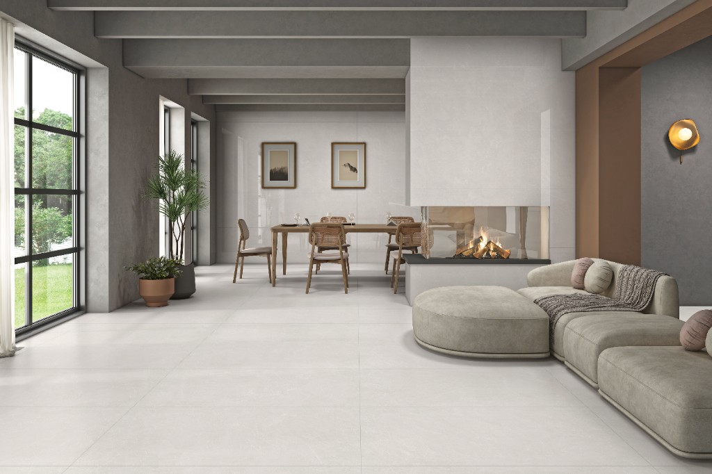 Living Room — Italica tile application