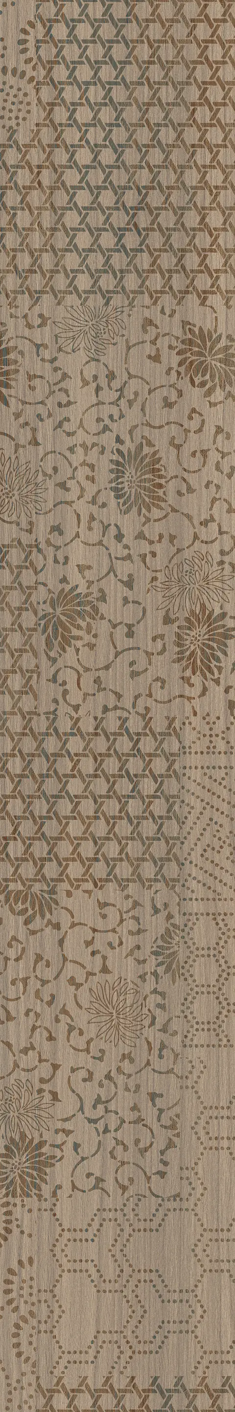 SKEWED WOOD TAN DECORE