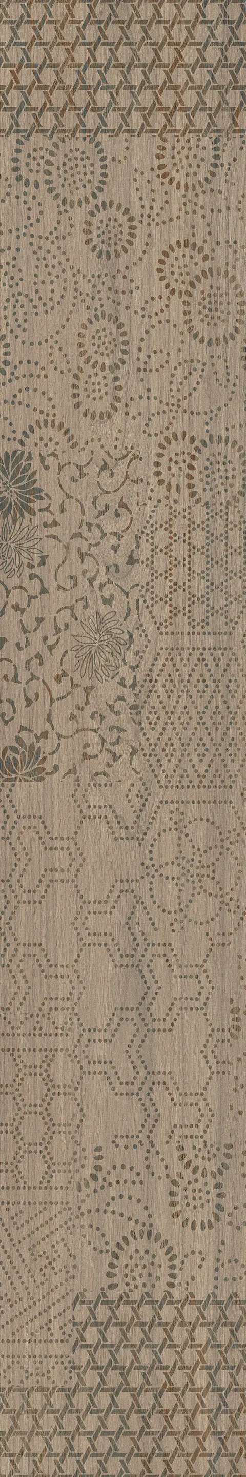 SKEWED WOOD TAN DECORE