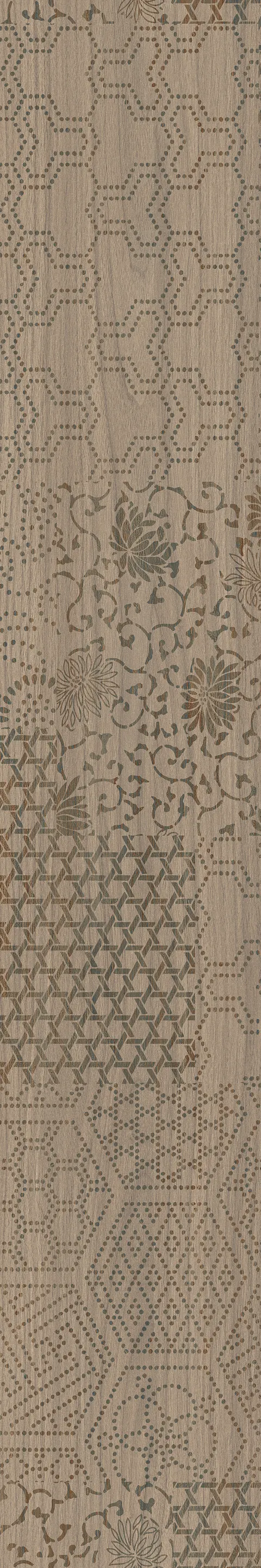SKEWED WOOD TAN DECORE